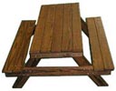 Picnic table for adult or children